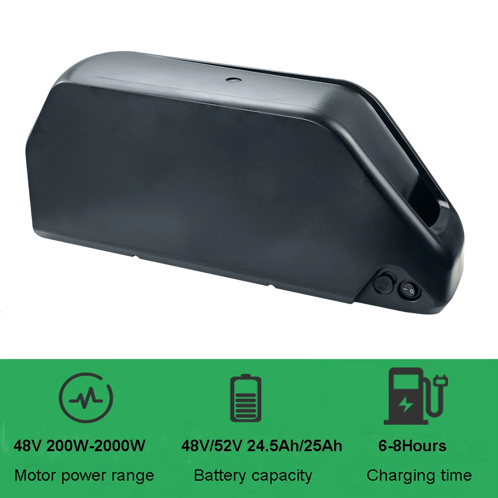 Batteria al litio rimovibile per bicicletta elettrica 48V 52V 23Ah per E-Bycco EB7PRO EB9 ECOCOGY G7 EXRBYKO 2000W Ebike