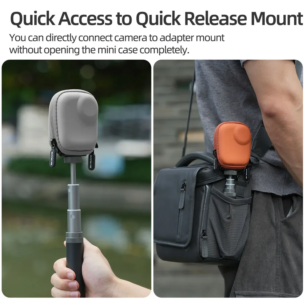 حقيبة حمل حقيبة سفر مع سوار معصم لـ DJI OSMO نانو ملحقات الكاميرا حقيبة تخزين صندوق حقيبة يد من البولي يوريثان للإصدار القياسي