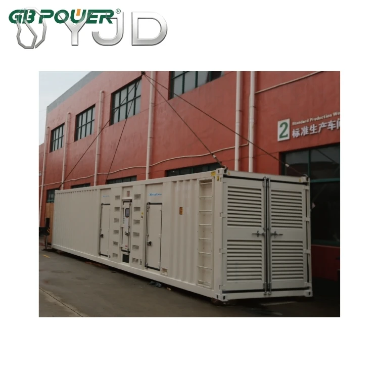 Super Silent Container Type 1860kva diesel Generator Set  16M33D1800E311 Alternator Leroy Somer LSA52.3S5