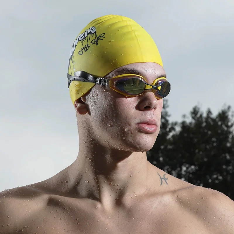 Myopia Swim Goggles Men Women Professional Swimming Pool Water Sports Waterproof Glasses Anit Fog Adjustable UV Shield Eyewear