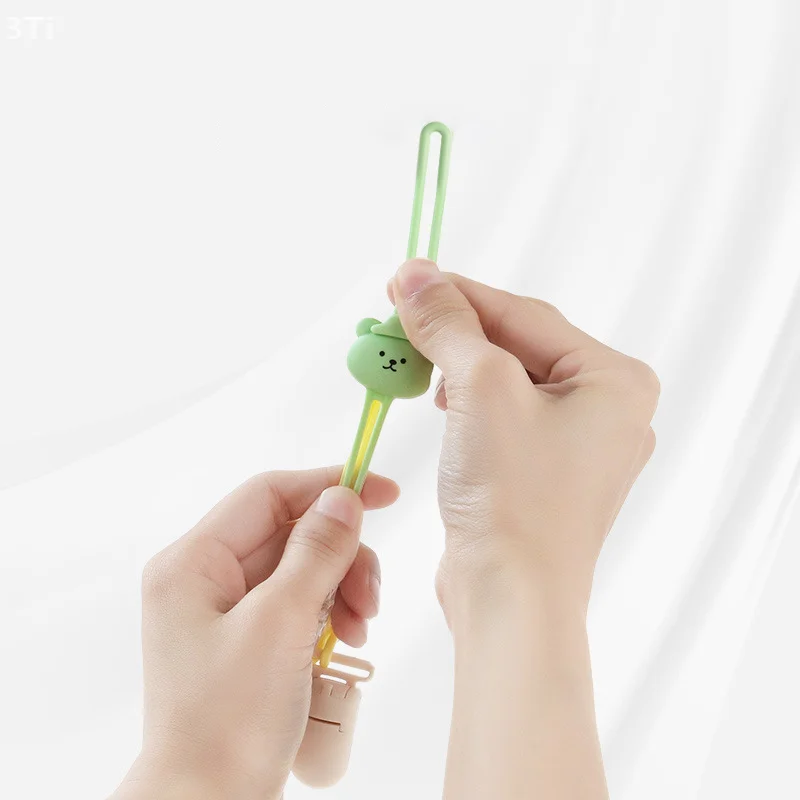 Travel Silicone Cartoon Hat Clip Outdoor Backpack Luggage Storage Bag Leather Hat Clip Straw Hat Clip Hat Accessories