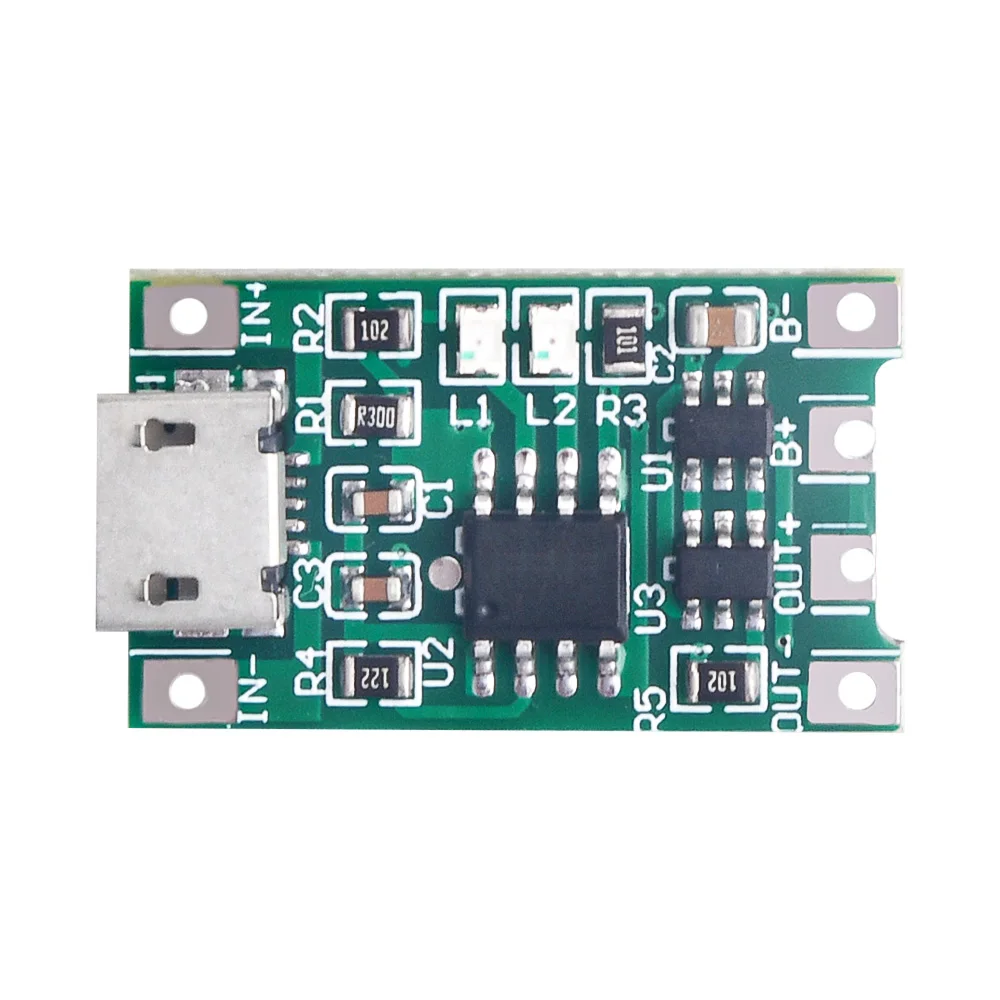 Micro USB 5V 1A 18650 Lithium Battery Charger Module Solar Charging Board With Protection 4.2V 3.7V 3.6V