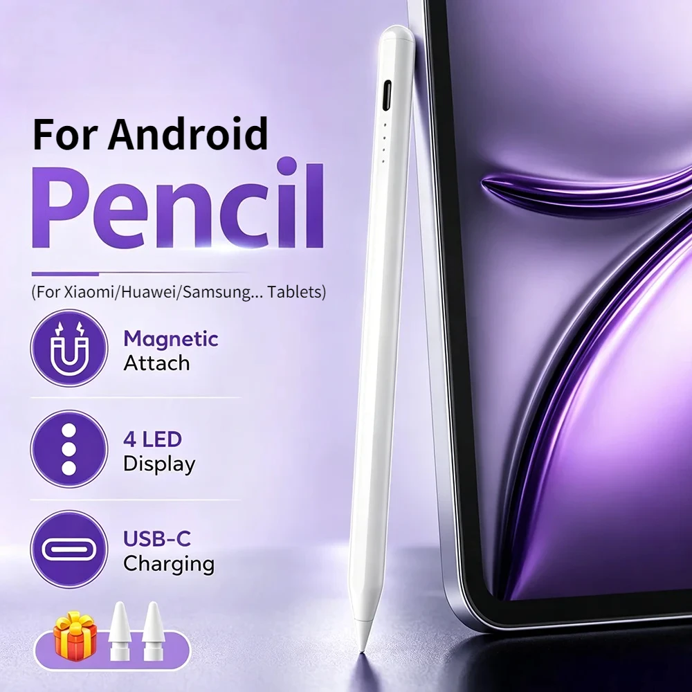 Android Tablet Stylus Pen for Huawei MatePad Pro 13.2 11 Lenovo Tab P12 M10 Y700, Universal Stylus for Xiaomi/Samsung Tablets