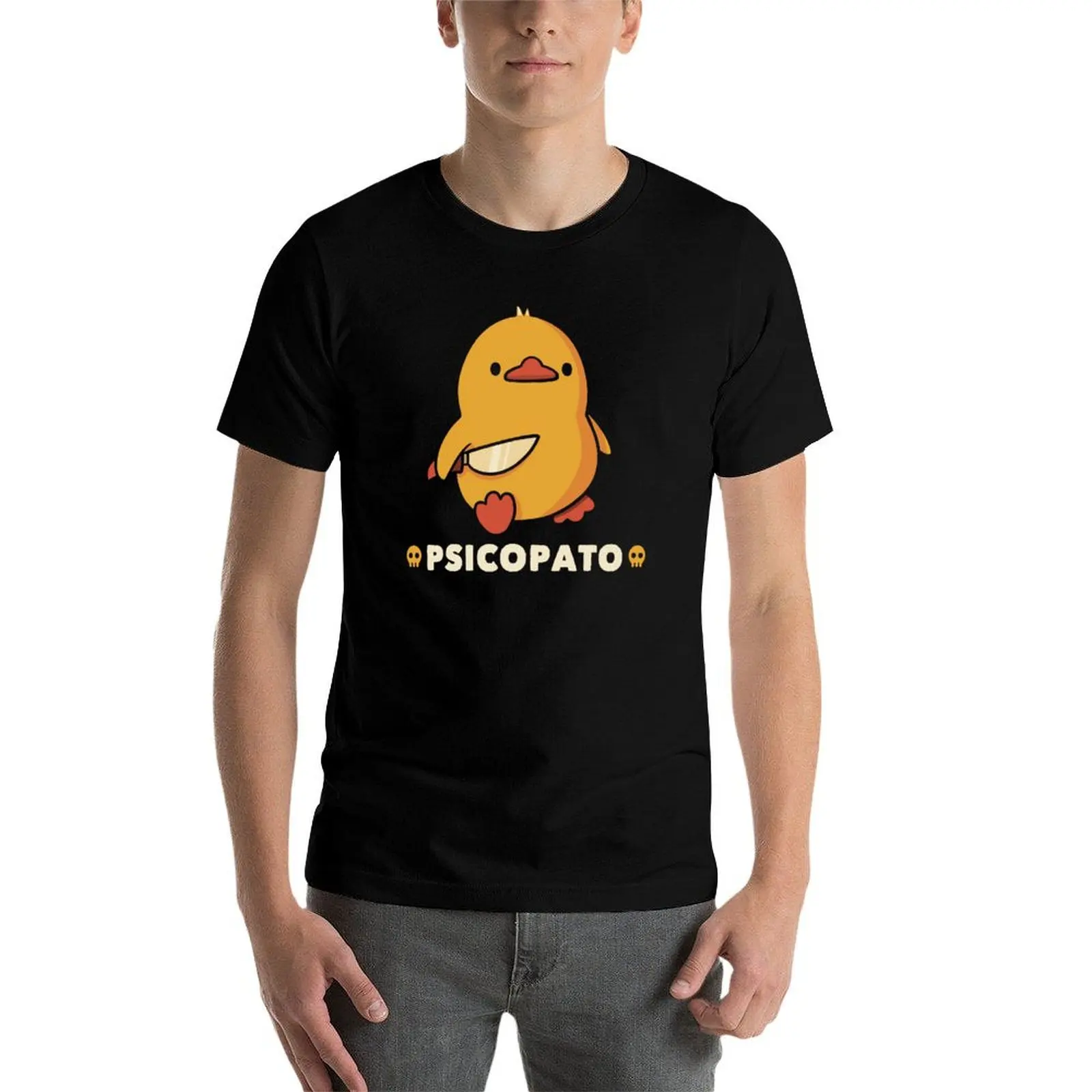 Psicopato Funny Duck by Tobe Fonseca T-Shirt tops oversized t shirt Aesthetic clothing luxury clothes men #4