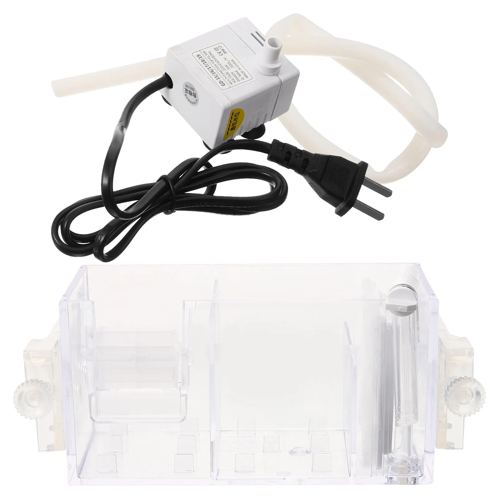 

Комплект акрилового фильтрующего модуля для аквариума: прозрачный очистительный фильтр-бокс, водяной насос, кислородный фильтр, аксессуар для аквариума