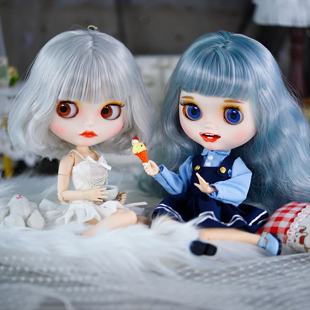 ICY DBS Blyth Doll 1/6 Joint body 30cm White Skin Bunny Police Set Doll BJD Toys Gifts