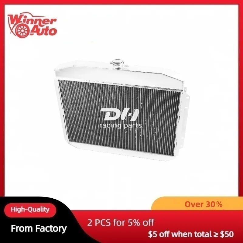

3 Row Aluminum Radiator Fit 1961-1964 Ford F-100 F-250 F-350 Truck Pickup V8 Eng
