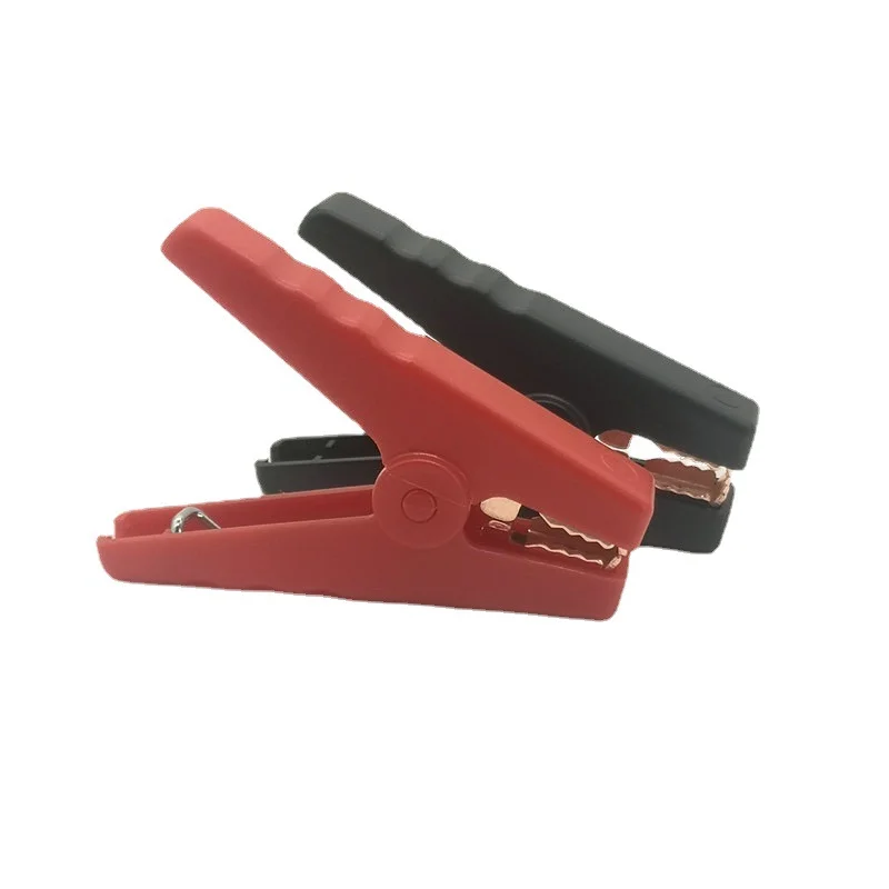 2pcs/Lot 100A Electrical Crocodile Alligator Car Battery Micro Insulated Clips Clamps Connector 90mm For Electric Project