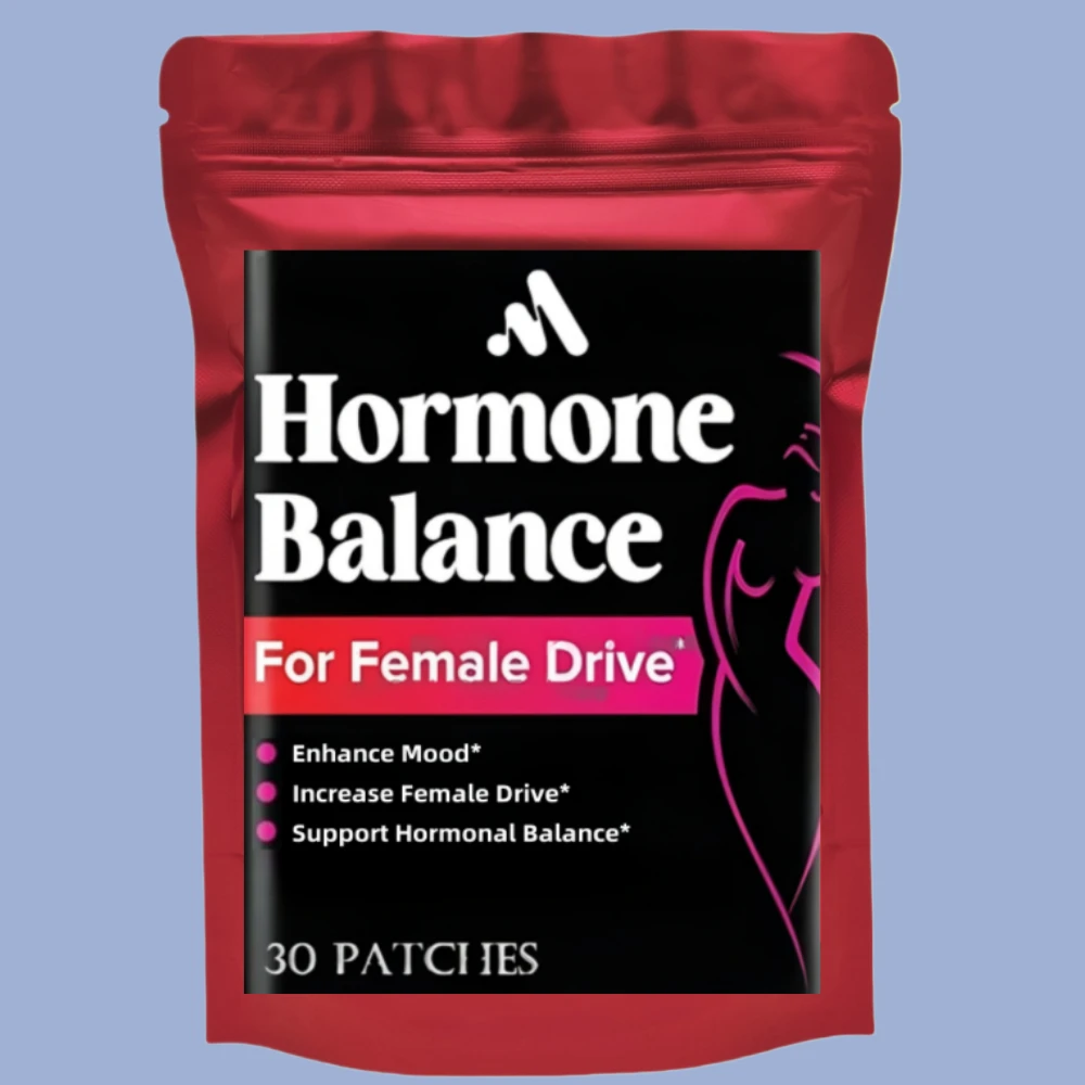 30 Patches Transdermal Hormone Balance & Mood Support for Women , Female Enhancement, Tribulus Terrestris and Red Maca