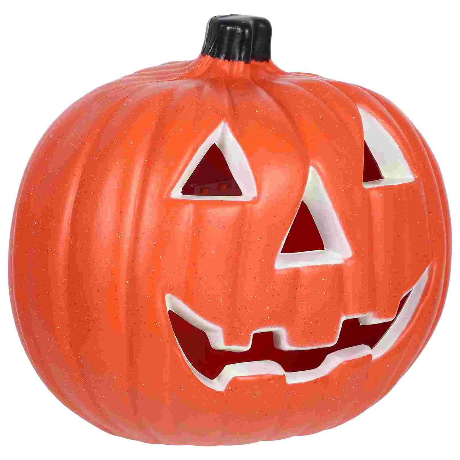 Houseplant Outdoor Decor -o-lantern Faux Pumpkins Halloween Decorations Statue