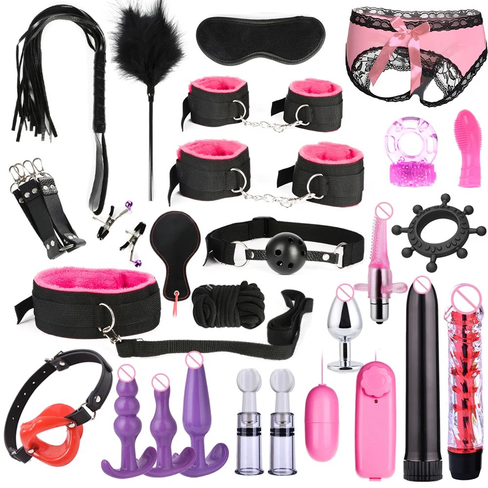 SM Handcuffs Sex Ankle Cuff BDSM Bondage Restraints Soft Plush Handcuff Adult Game 18+ Erotic Couple Sextoy Sex Supplies Shop view 4