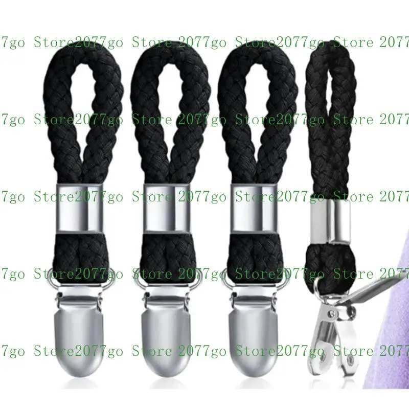 

Y1ud 10pcs полотенце вешалки для стойки плетенные хлопчатобумажные кольца металлические полотенца