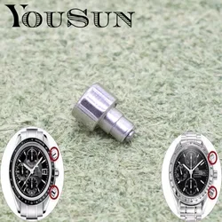 For Omega Speedmaster Timing Button Watch Accessories