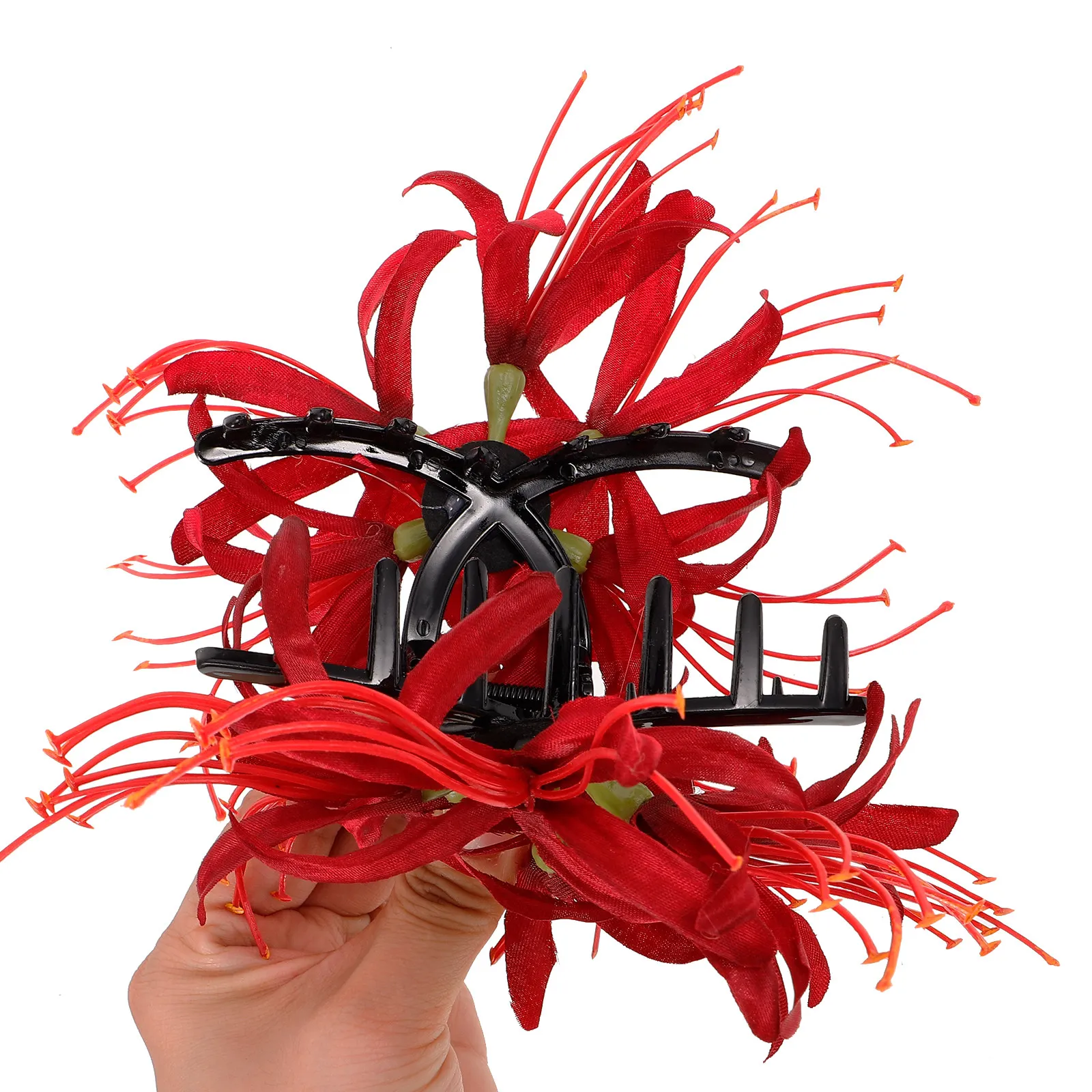 

Large Flower Claw Clip for Women Hair Clamps Elegant Flower Design Hair Clip for Styling Washing Face Makeup Cleaning Cooking