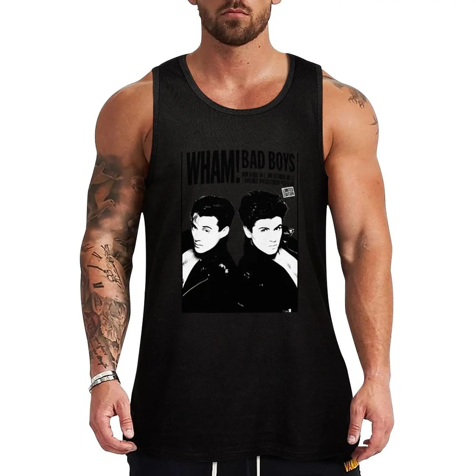 

Last Christmas Album - Vintage Band UK Tank Top bodybuilding man gym clothing men t shirt gym