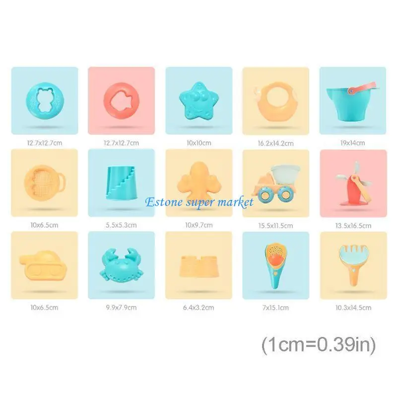 090B 9/14/17 sztuk dzieci lato na zewnątrz dziecko plaża zabawki do gier zestaw piaskownicy dla dzieci zestaw nadmorskie wiadro