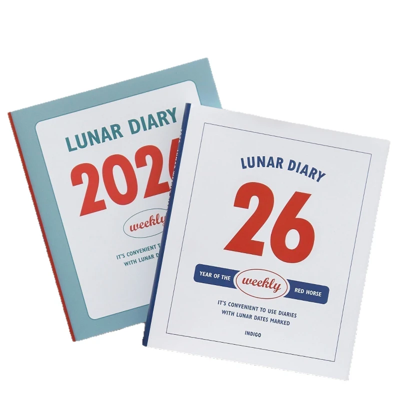 مجلة أسبوعية على طراز K لعام 2026 - غطاء PVC بتصميم بسيط وتصميم جمالي على الطراز الكوري على Instagram