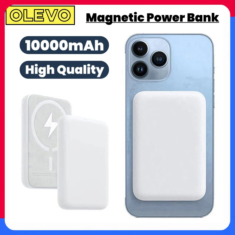 

Power Bank For Magsafe,Magnetic Powerbank Portable External Auxiliary Battery Pack Wireless Charger For iPhone 12 13 14 15 16 17