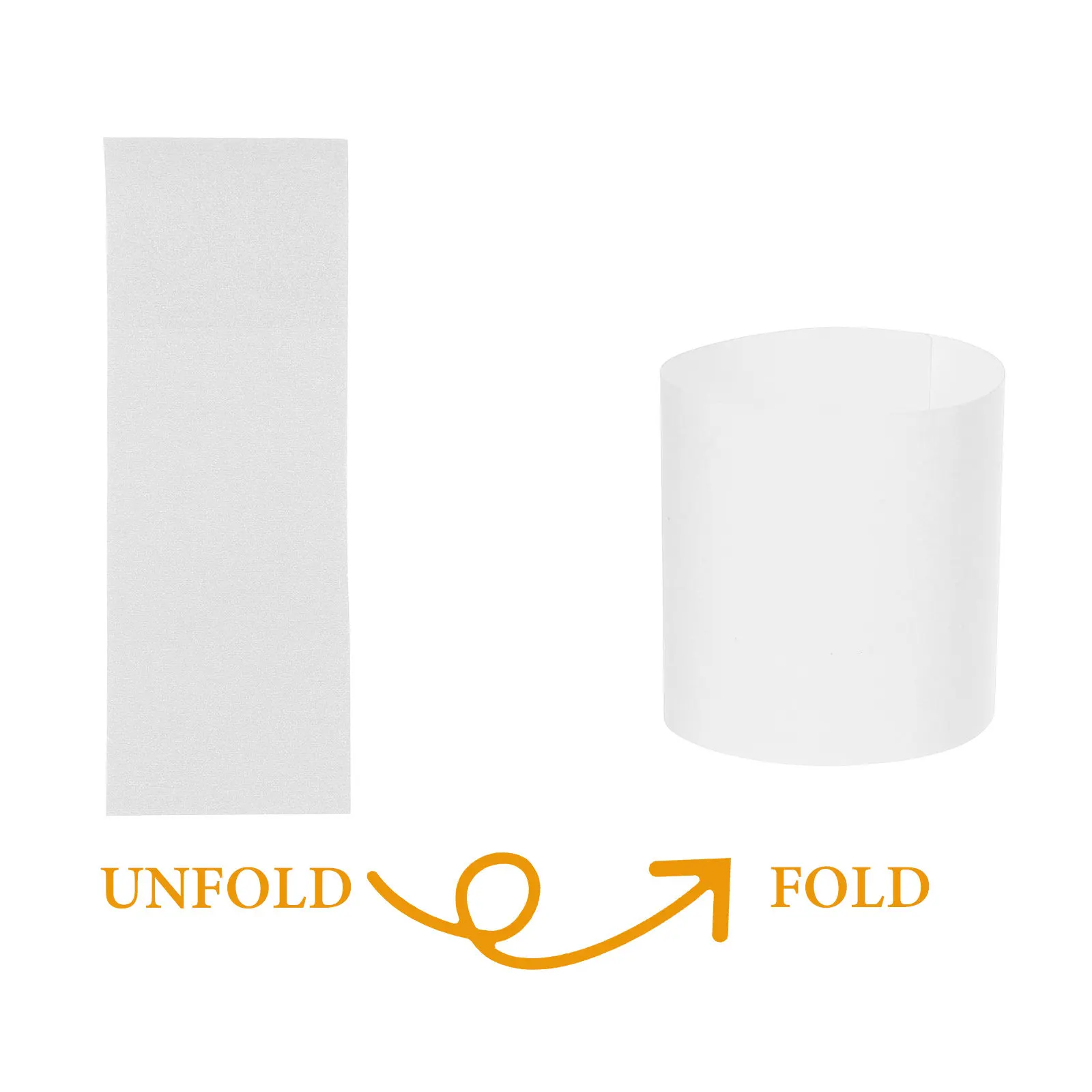 500pcs Napkin Rings Self Adhesive Paper Disposable For Party Wedding Hotel Family Gathering Bulk Set Silverware Wraps Bands