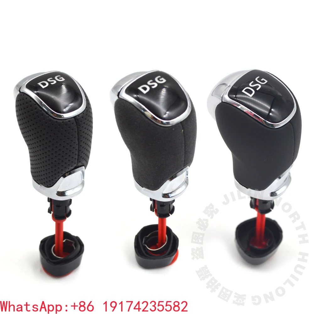 

DSG for Skoda Octavia Shift Knob Black Piano Paint Silver