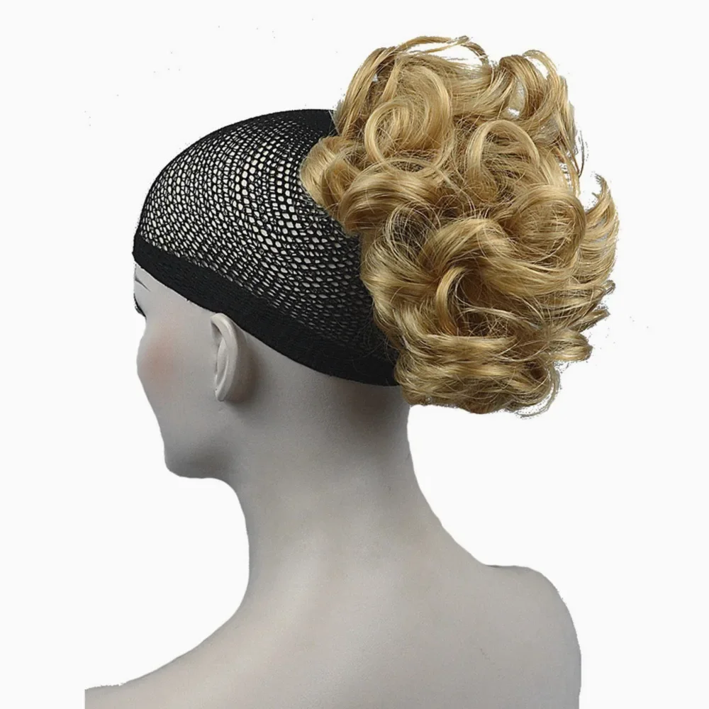 Strongbeauty curto encaracolado garra clip-on cabelo rabo de cavalo peruca de extensão sintética 42 cores