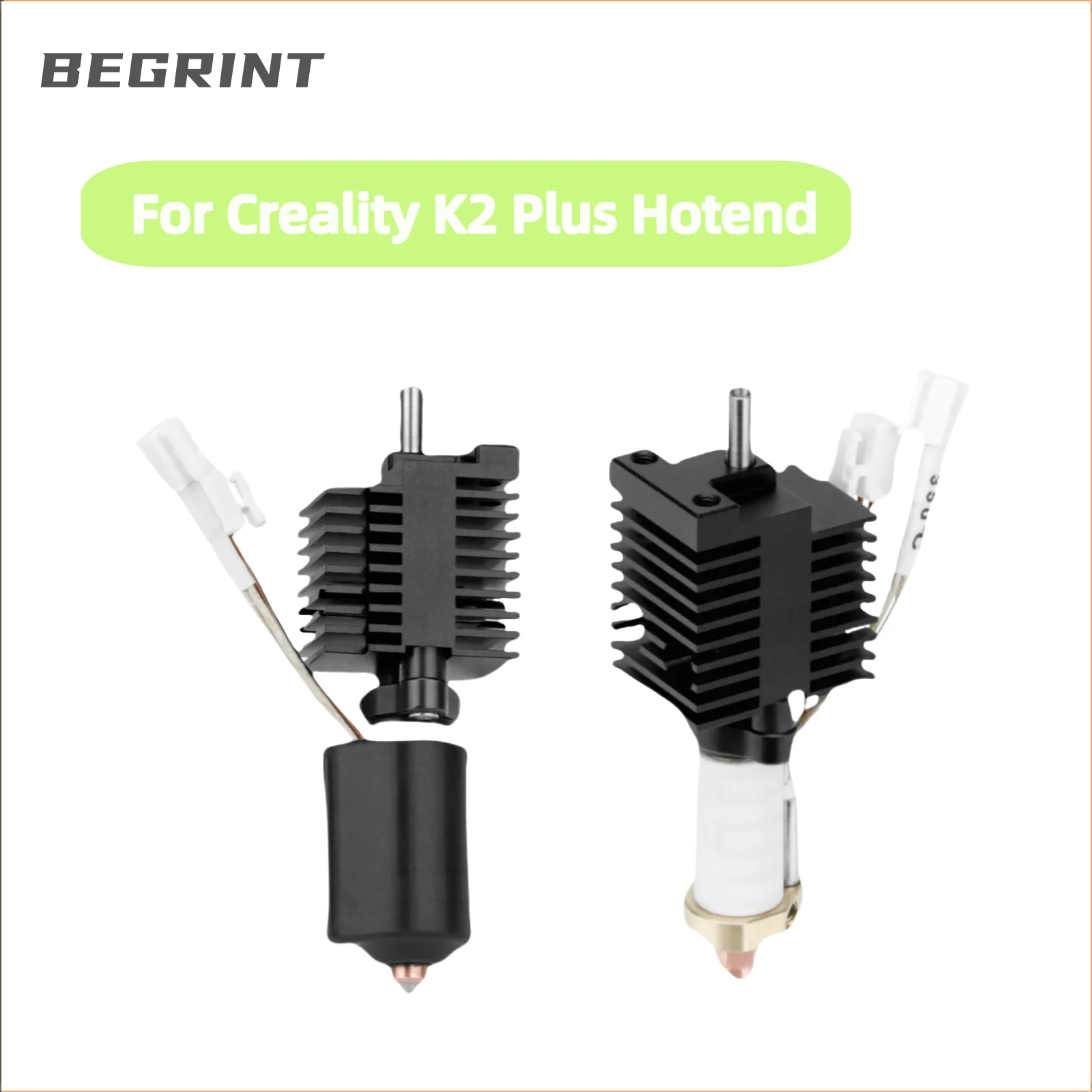 For Creality K2 Plus Hotend Ceramic Heating Block Kit 0.4mm All-metal Integrated Quick swap Nozzle 350°C for Creality K2P Combo