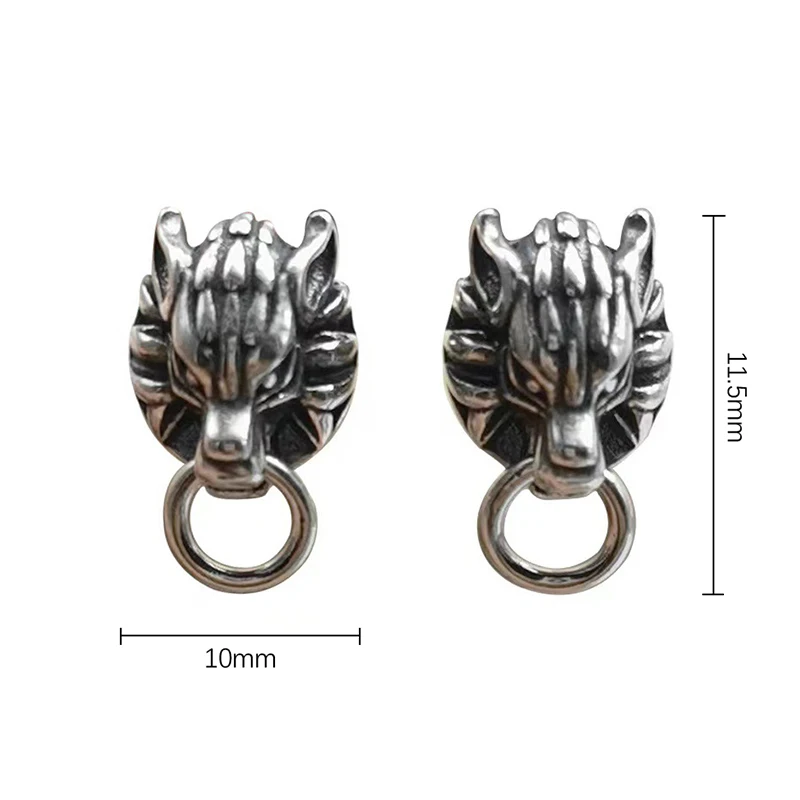 Final Fantasy Cloud Strife Wolf Themed Stud Earrings - Gaming Inspired Jewelry for Men And Women