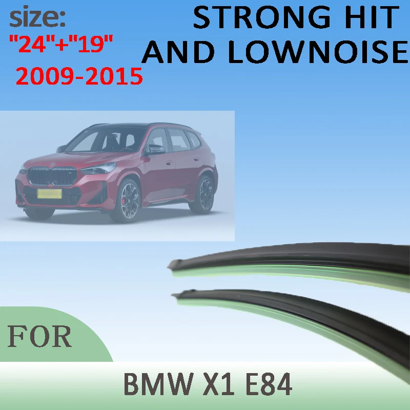 

Wiper Front Wiper Blades For BMW X1 E84 2009-2015 2010 2011 2012 2013 Windshield Windscreen Front Window 24"19" Accessories
