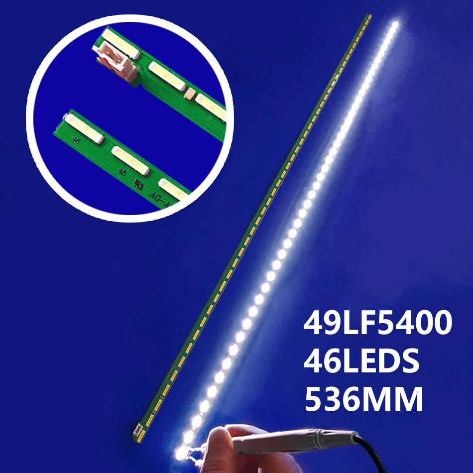 

Светодиодные панели для L G 49LF6350 49LF635T 49LF6407 49-дюймовые светодиодные полосы подсветки FHD Комплект матрицы для телевизора Светодиодные лампы Лензи для линз