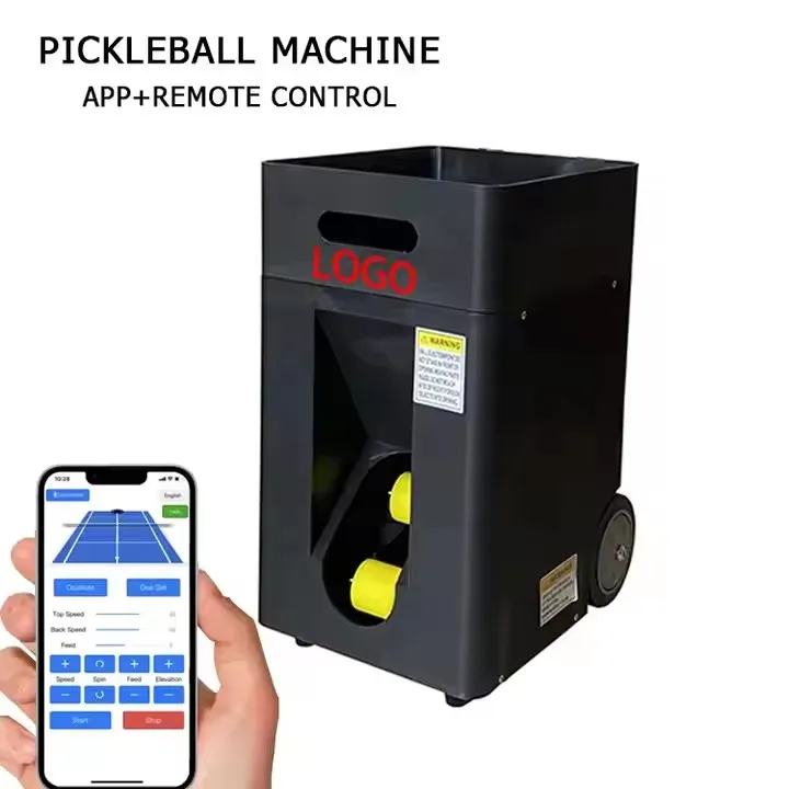 GM-PKBM1018-Pickleball Machine Kleine werpmachine Training Pickleball Machine App en afstandsbediening