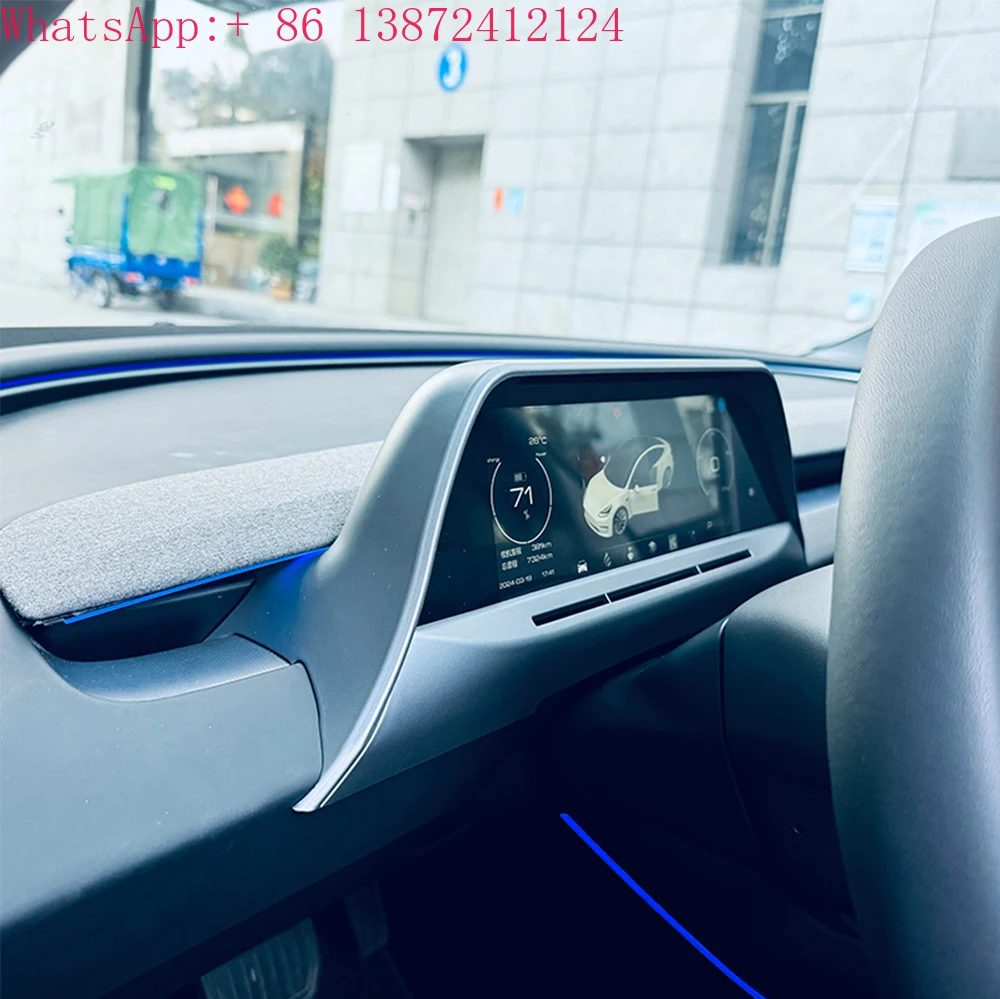 

New Y Juniper Mini Dash Screen Display 8.8-inch LCD AMD Intel System Digital Car Dashboard HUD Display for Tesla Model 3 Model Y