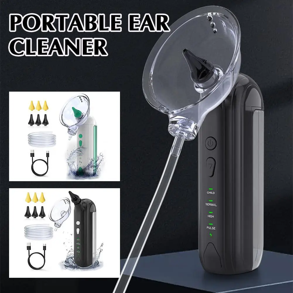 2024 New Home Ear Cleaner Earwax Removal Kit with Earwax Bottle Tool Portable Cleaning Instrument