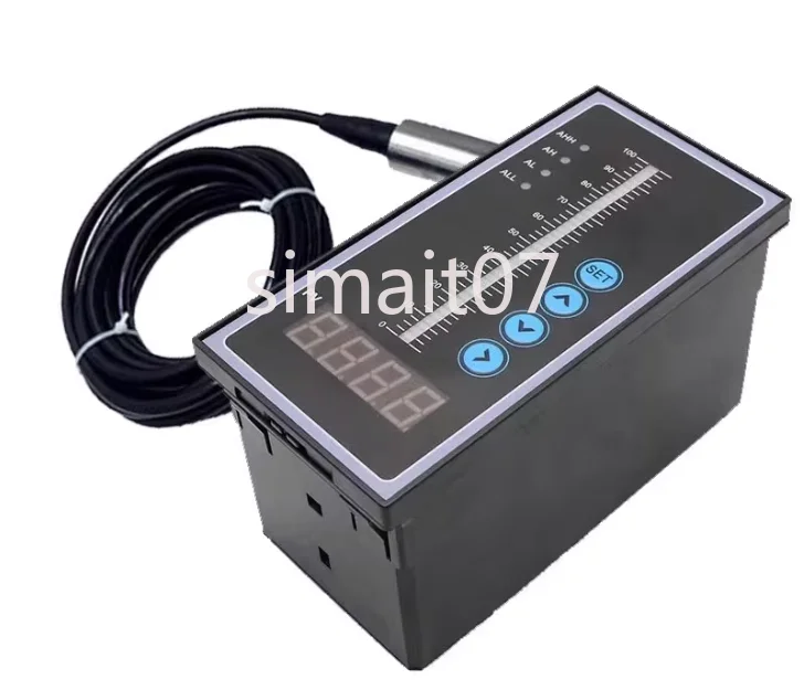 

1set 4-20MA Output Integral Liquid Oil Water Level Sensor Probe Transmitter Detect with Smart Controller Float Switch Alarm Pump