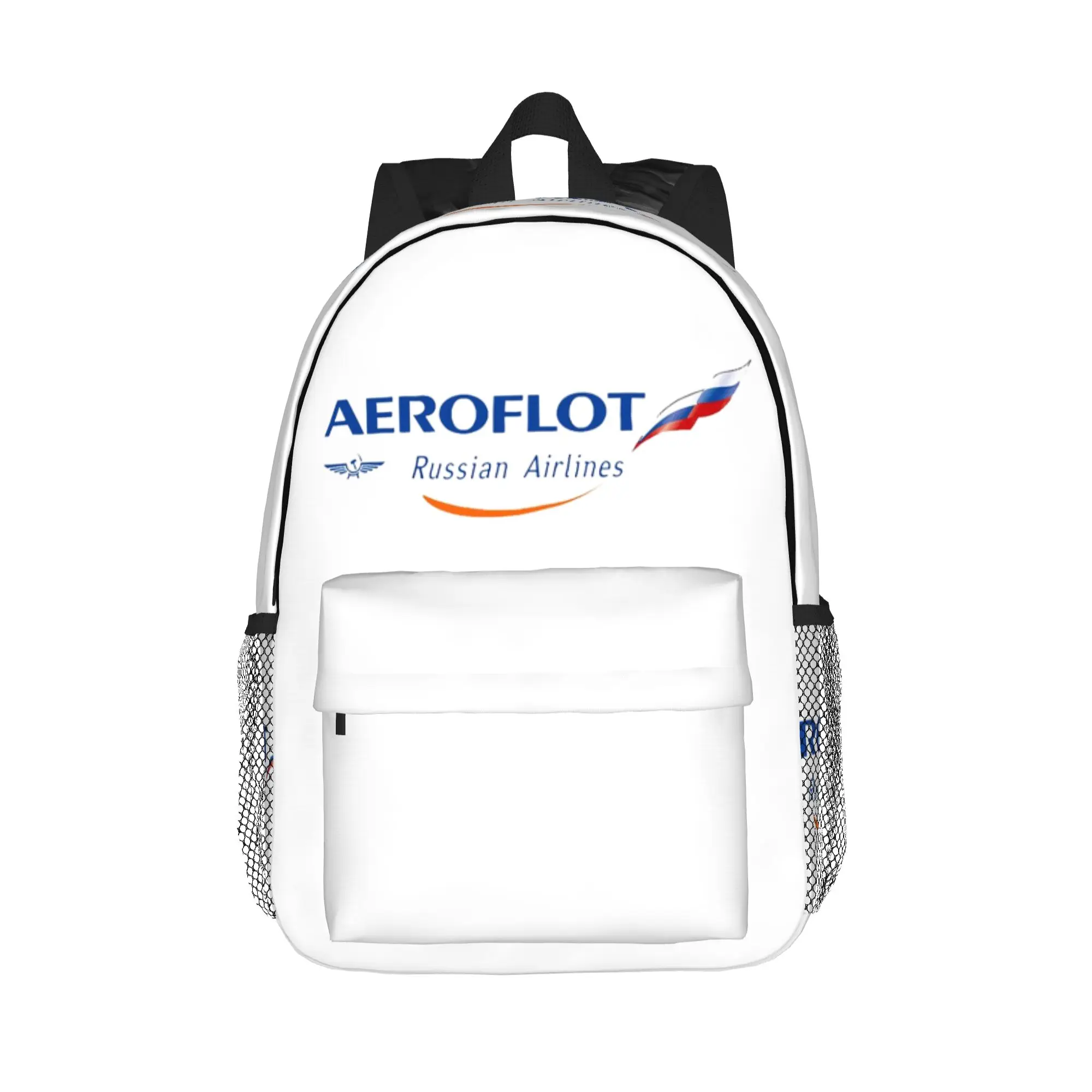 Aeroflot Aviation Russe Pilote Aerospace Aviateur Backpack Hot Sale Daypack Boys Girls BookBag Shoulder Bags School Bag