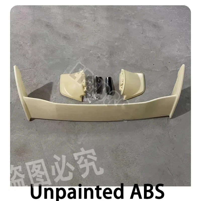 High Quality ABS Unpainted Rear Tail Spoiler Wing LANCER EVO 2008-2015 Exterior Accessories view 3