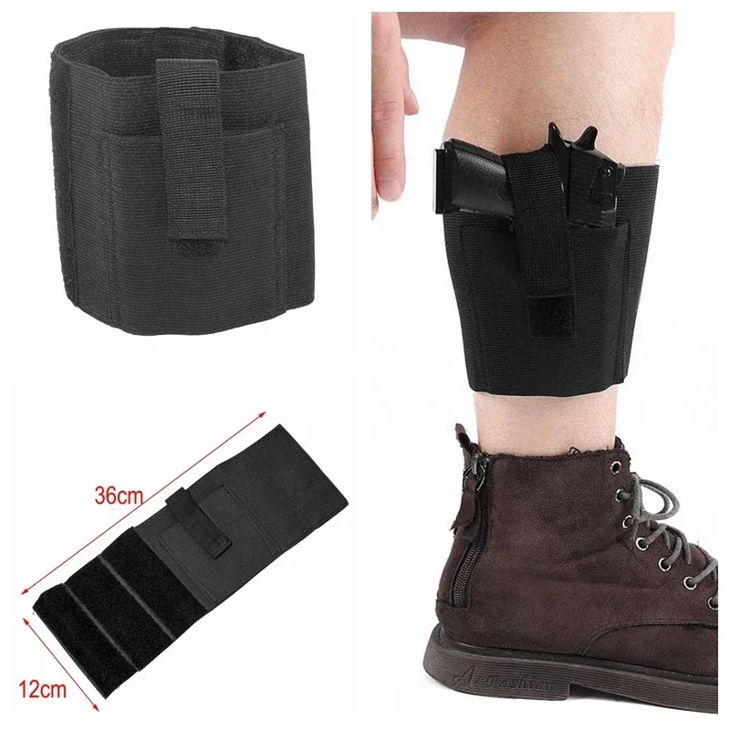 Concealed Carry Ankle Gun Holster For S&W M&P Shield 9 mm, Bodyguard. 380, Luger LC P, LC 9, Sigsauer  GL17 Tactical Leg Holster