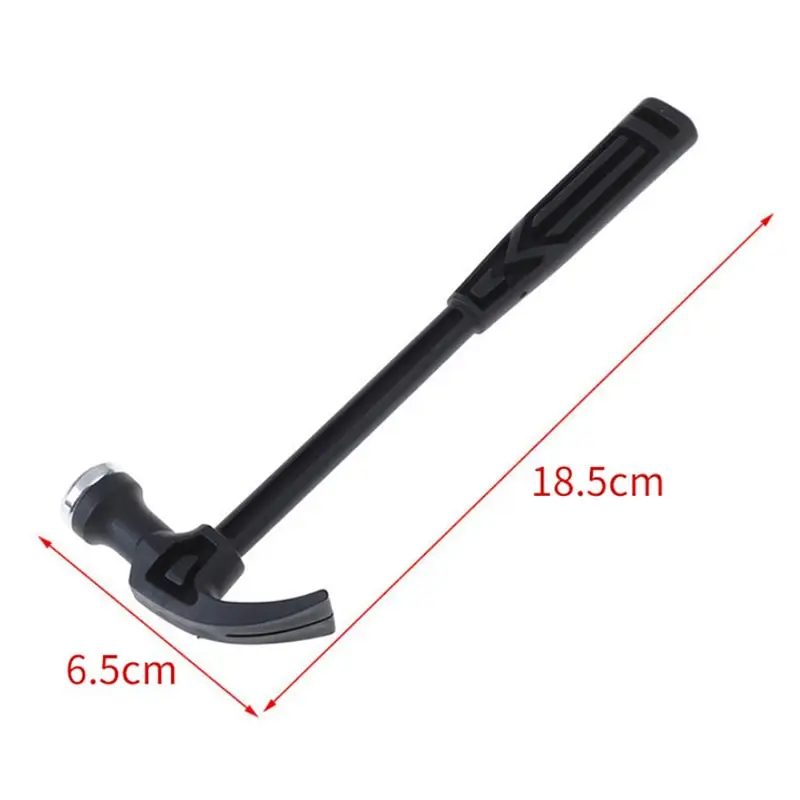 1pc Mini Claw Hammer Woodworking Nail Puncher Small Metal Iron Hammer Watch Repair Hand Tool Emergency Safety Escape