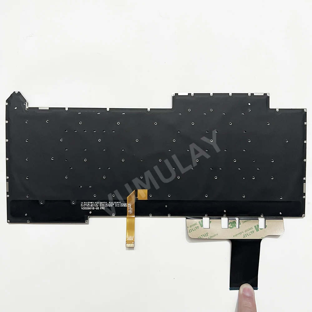 Imagem -04 - Teclado Retroiluminado uk Rgb Asus Rog Strix G15 G513 G513q G513qr G513qe G513i G513im G513ie G513ic G513r G513rc G513rm G513rw