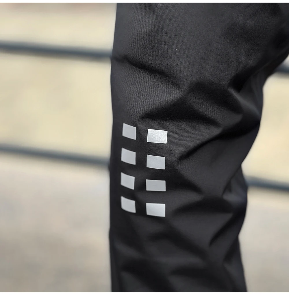 WOSAWE Radfahren Regenhose Outdoor Regenschutz Hosen Motorrad Klettern Camping Radfahren Sport Berg Regen Hosen Überschuhe – Detail 13