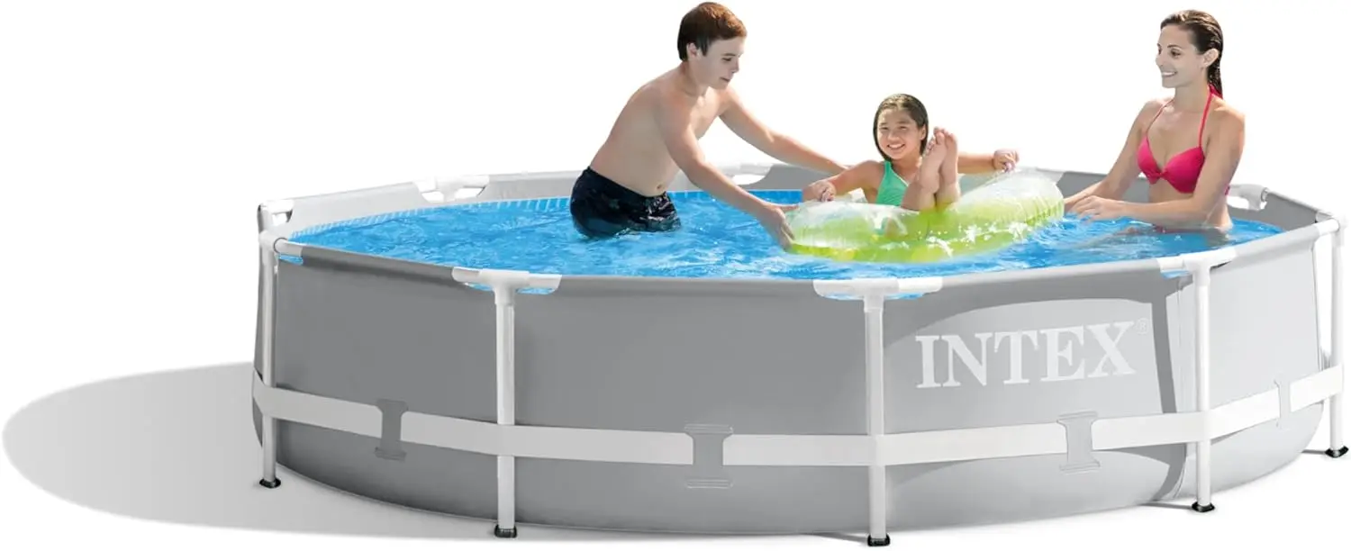 

26700EH Prism Frame Premium Above Ground Swimming Pool: 10ft x 30in \u2013 SuperTough Puncture Resistant \u2013 Rust Resistant \