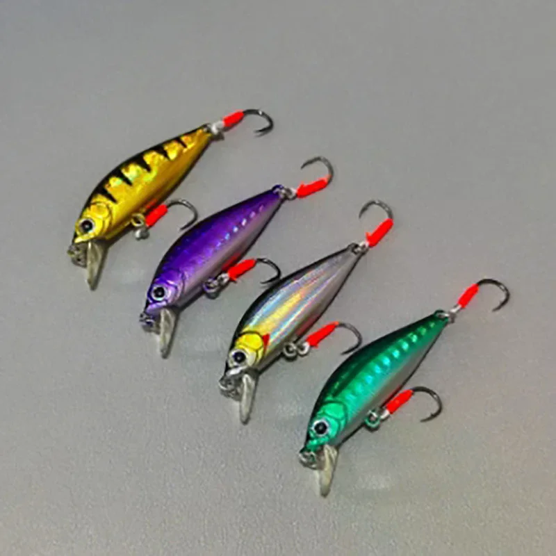 Outdoor Fishing Artificial 3.3G Micro Object Chattering Sinking Perch Chicken Mouth Freshwater Mini Road Runner Fake Bait