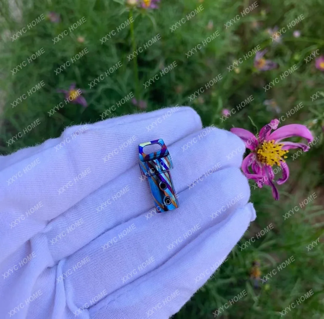 

1 Piece Titanium Alloy Damascus Pen Caps for FH Fellhoelter Pen