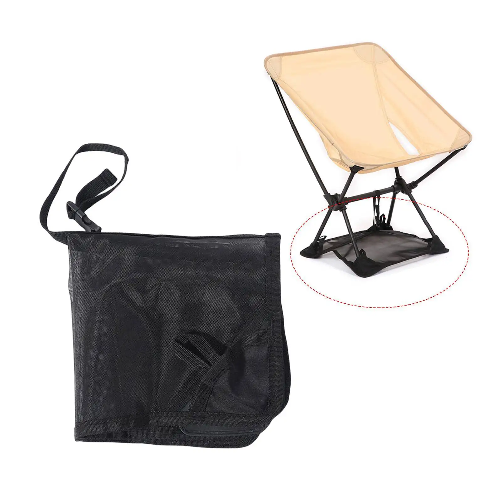 Portable Foldable Anti-Collapse Mat Lightweight Camping Fishing Backpacking  Picnic Sports Beach Chair Mat (Without Chair )