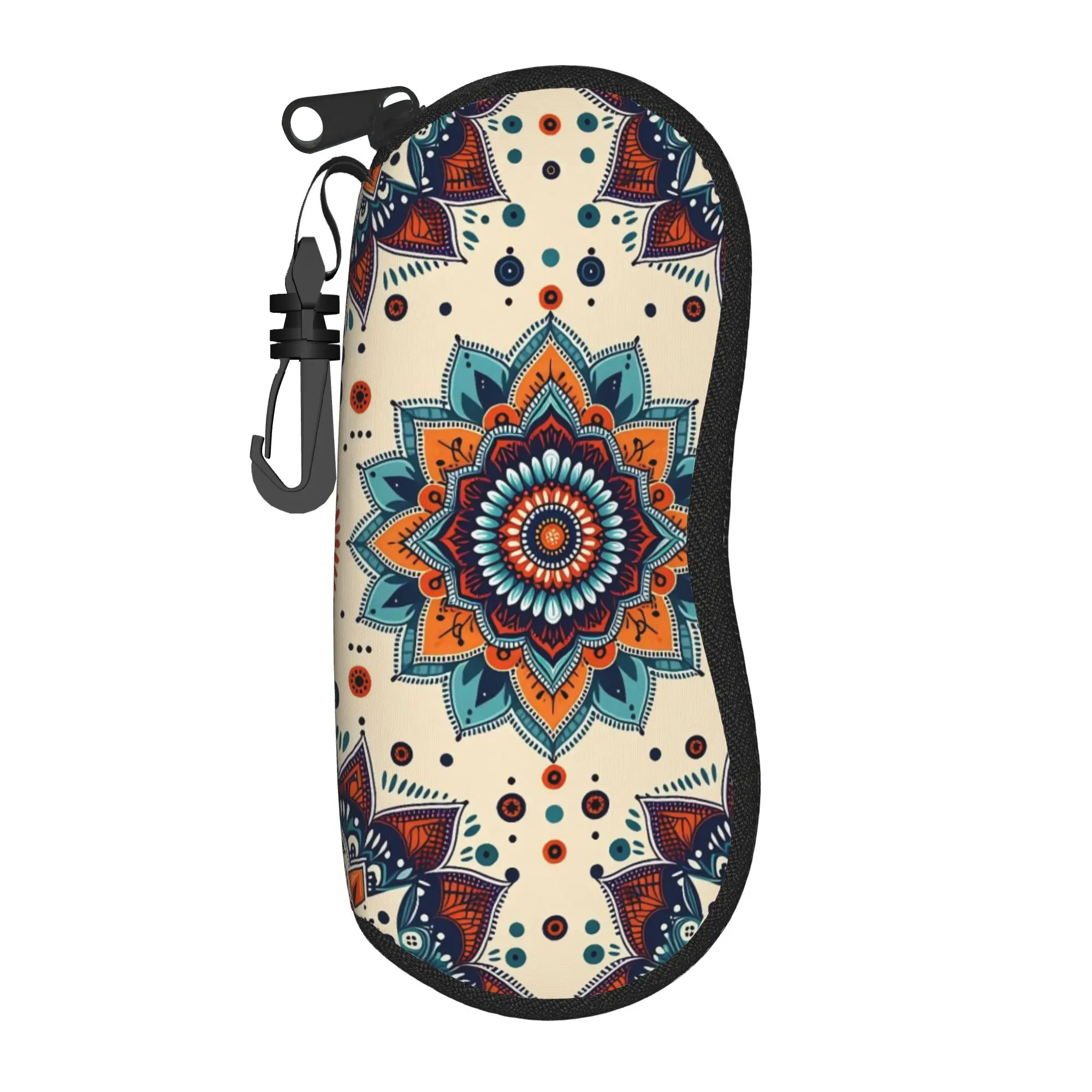 Retro Bohemian Woven Pattern  Glasses Case Unisex  Sunglasses Pouch Fashion Original Eyewear Storage Outdoor Eyeglass Protector