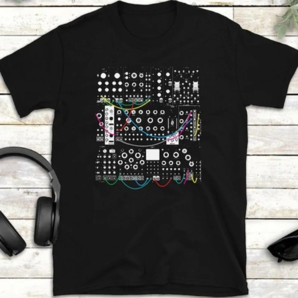Synth Lover Synthesizer Shirt Modular Synth Beat Maker Gift Music Producer Tee Techno Tshirt Music Gift Analog Synth Dj Shirt