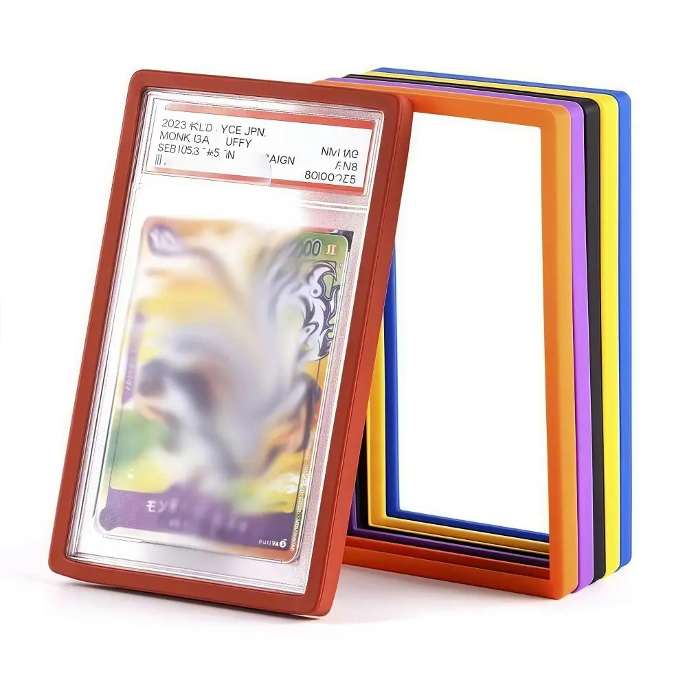 ترقية بطاقة تصنيف PSA حافظة ناعمة سيليكون امتصاص الصدمات 35PT حافظة واقية ضيقة تناسب حامل بطاقة ماتي مقاومة للسقوط #4