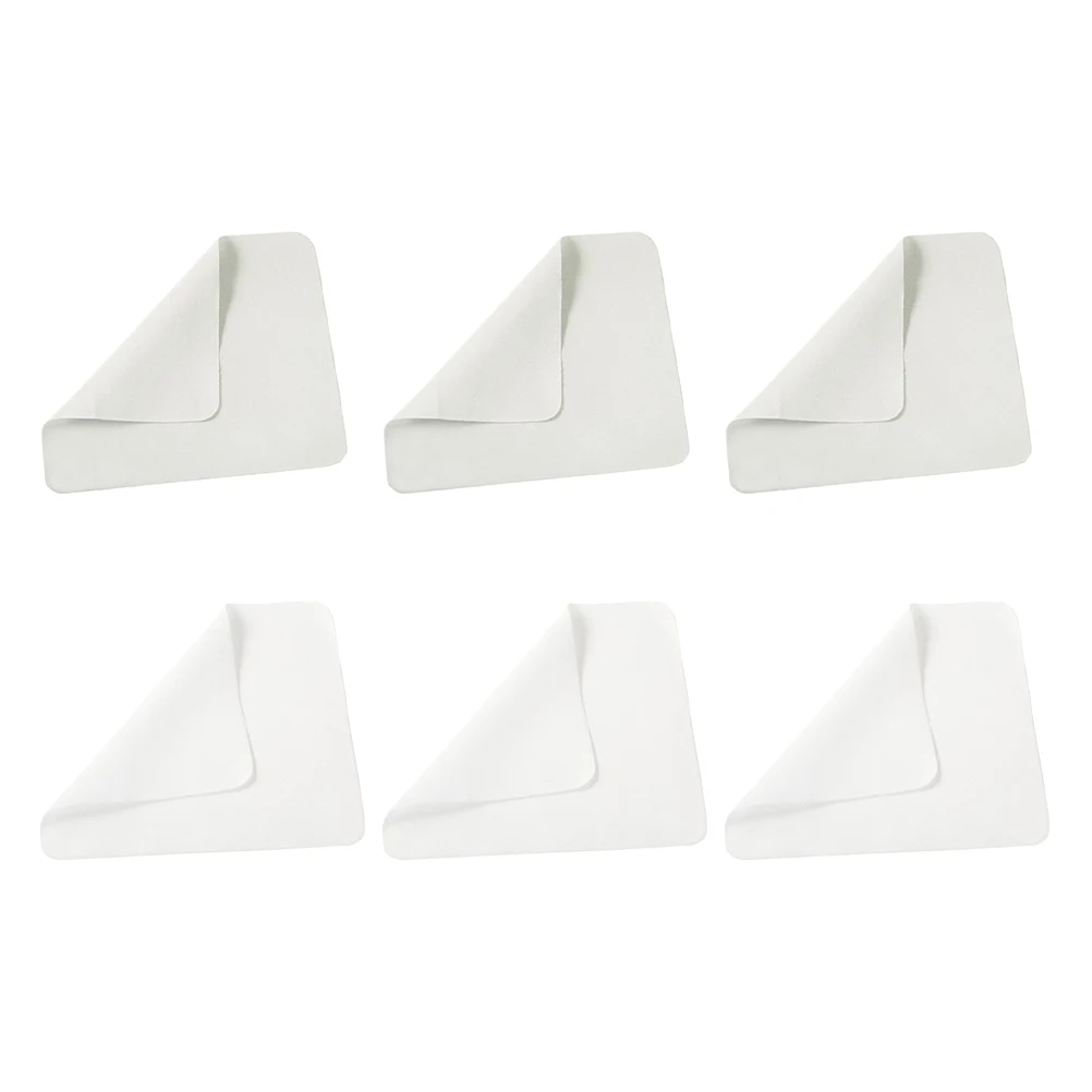 

6 Pcs Microfiber Glasses Cloth for Cleaning Eyeglasses Wipes Lens Cleaner Reusable Dust-Free Portable