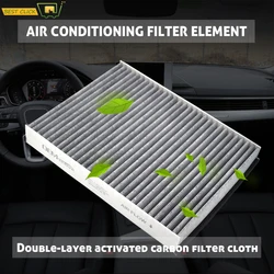 Car Accessories Pollen Cabin Air Conditioning Filter For Ford C-Max 2 Escape 3 Kuga 2 Focus 3 Lincoln MKC 2015 2016 2017 2018