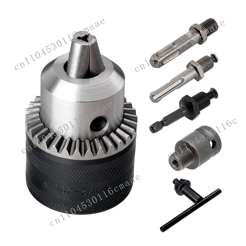 1.5-13 mm Drill Chuck Rotary Drill Electric Wrench Impact Screwdriver Tool Set Accessories Multinational