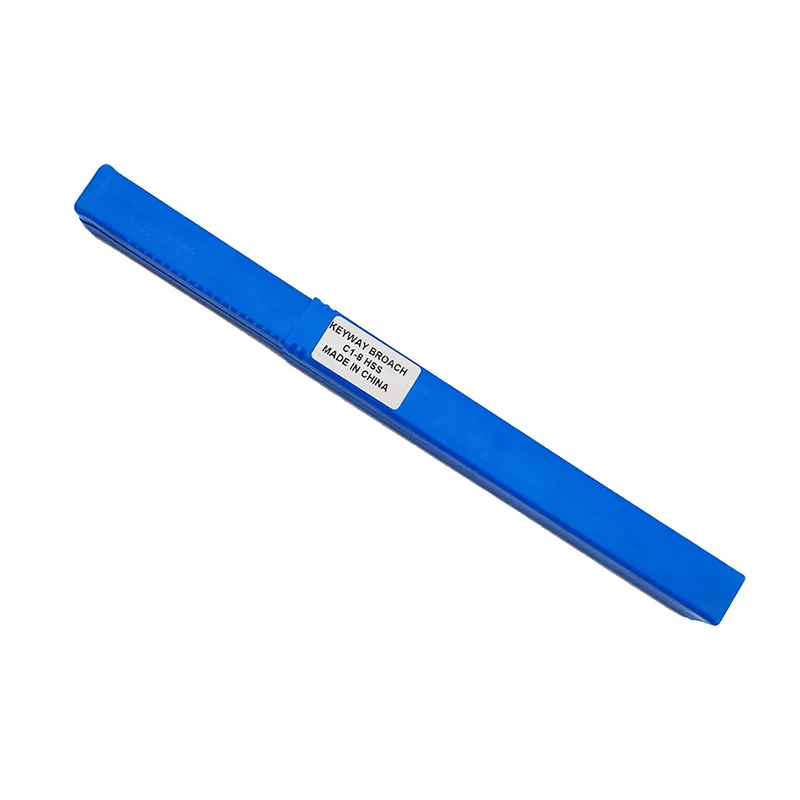 HSS 6mm C1 Push-Type Keyway Broach Metric Size HSS Keyway + Shim Cutting Tool for CNC Router Metalworking